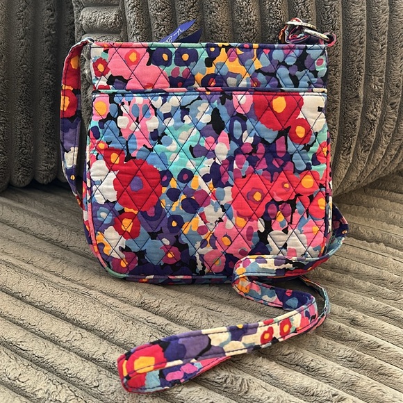 Vera Bradley Impressionista Shoulder Crossbody Bag 💜💙🩵 Colorful ❤️🩷🧡🖤 - Picture 3 of 13